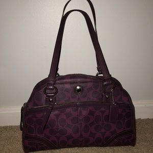 Coach purple purse